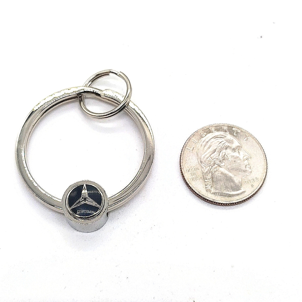 OEM Mercedes Benz Vintage Keychain Fob Charm NIB - Picture 4 of 5